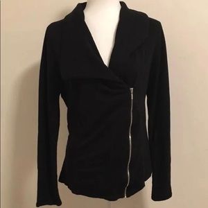 Mossimo asymmetrical zipper long sleeves